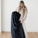 PATTERNED FAUX FUR XL THROW BLANKETS by Saranoni