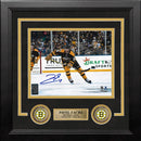 Pavel Zacha 2023 Winter Classic Action Boston Bruins Autographed 8" x 10" Framed Hockey Photo by Dynasty Sports & Framing
