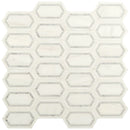 MSI Pavilion Picket Polished Marble Mosaic Tile 12"x12"