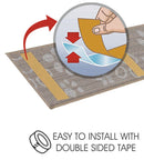 Stair Treads Rug 9"x28" Paw Collection | Beige & White