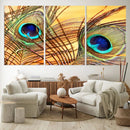 Peacock Feather Wall Art Print - Vibrant Green, Blue, and by MyGreatCanvas | Canvas Wall Art Prints | Photo Prints & Wall Decor