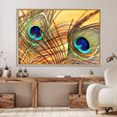 Peacock Feather Wall Art Print - Vibrant Green, Blue, and by MyGreatCanvas | Canvas Wall Art Prints | Photo Prints & Wall Decor