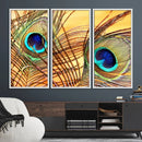 Peacock Feather Wall Art Print - Vibrant Green, Blue, and by MyGreatCanvas | Canvas Wall Art Prints | Photo Prints & Wall Decor
