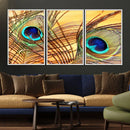 Peacock Feather Wall Art Print - Vibrant Green, Blue, and by MyGreatCanvas | Canvas Wall Art Prints | Photo Prints & Wall Decor