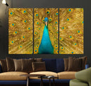 Peacock Wall Art Canvas Print by MyGreatCanvas | Canvas Wall Art Prints | Photo Prints & Wall Decor