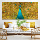 Peacock Wall Art Canvas Print by MyGreatCanvas | Canvas Wall Art Prints | Photo Prints & Wall Decor