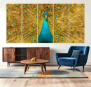 Peacock Wall Art Canvas Print by MyGreatCanvas | Canvas Wall Art Prints | Photo Prints & Wall Decor