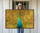 Peacock Wall Art Canvas Print by MyGreatCanvas | Canvas Wall Art Prints | Photo Prints & Wall Decor