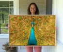 Peacock Wall Art Canvas Print by MyGreatCanvas | Canvas Wall Art Prints | Photo Prints & Wall Decor