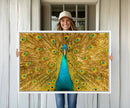 Peacock Wall Art Canvas Print by MyGreatCanvas | Canvas Wall Art Prints | Photo Prints & Wall Decor