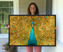 Peacock Wall Art Canvas Print by MyGreatCanvas | Canvas Wall Art Prints | Photo Prints & Wall Decor