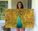 Peacock Wall Art Canvas Print by MyGreatCanvas | Canvas Wall Art Prints | Photo Prints & Wall Decor