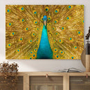 Peacock Wall Art Canvas Print by MyGreatCanvas | Canvas Wall Art Prints | Photo Prints & Wall Decor