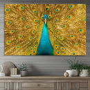 Peacock Wall Art Canvas Print by MyGreatCanvas | Canvas Wall Art Prints | Photo Prints & Wall Decor
