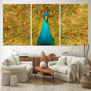 Peacock Wall Art Canvas Print by MyGreatCanvas | Canvas Wall Art Prints | Photo Prints & Wall Decor