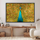 Peacock Wall Art Canvas Print by MyGreatCanvas | Canvas Wall Art Prints | Photo Prints & Wall Decor