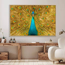 Peacock Wall Art Canvas Print by MyGreatCanvas | Canvas Wall Art Prints | Photo Prints & Wall Decor
