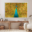 Peacock Wall Art Canvas Print by MyGreatCanvas | Canvas Wall Art Prints | Photo Prints & Wall Decor