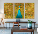 Peacock Wall Art Canvas Print by MyGreatCanvas | Canvas Wall Art Prints | Photo Prints & Wall Decor