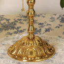 Peacock Green Crystal Table Lamp