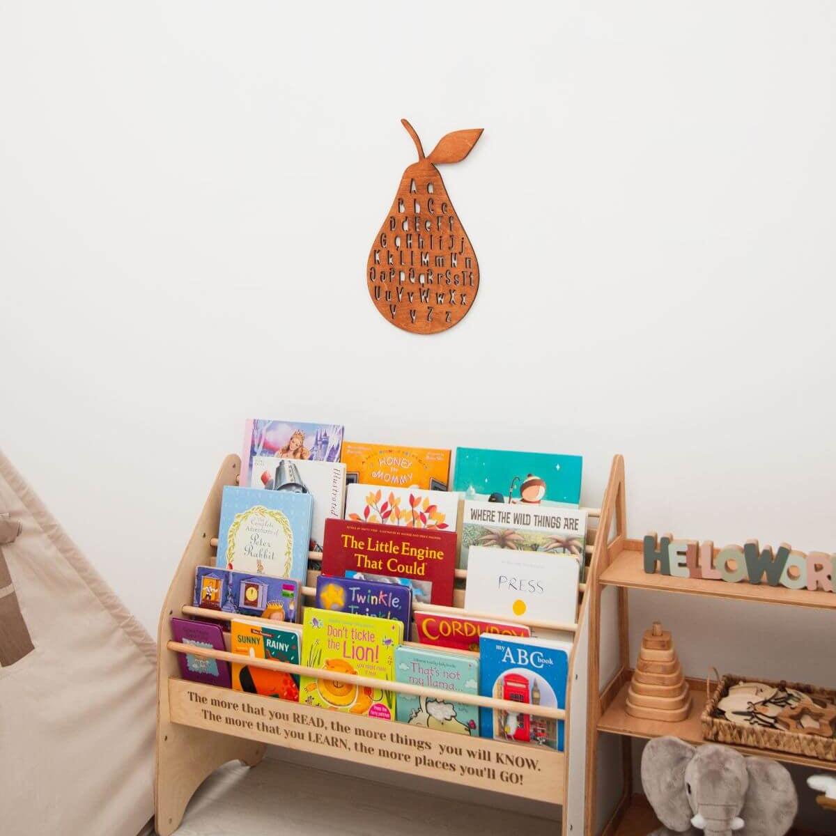 Alphabet Pear Wall Decor, photo 5 of 7