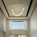 Liora Beaded Alabaster Swag Chandelier