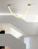 Liora Beaded Alabaster Swag Chandelier