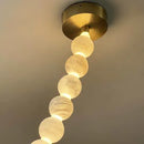 Liora Beaded Alabaster Swag Chandelier