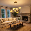 Pearl Alabaster Necklace Round Chandelier