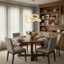 Pearl Alabaster Necklace Round Chandelier