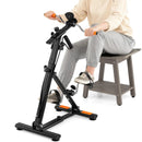 Pedal Exerciser with Adjustable Resistance for Arm and Leg Workout-Orange by LJGDeals