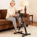 Pedal Exerciser with Adjustable Resistance for Arm and Leg Workout-Orange by LJGDeals