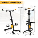 Pedal Exerciser with Adjustable Handgrip for Seniors-Yellow by LJGDeals