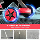 Pedal Powered 4-Wheel Toy Car with Adjustable Steering Wheel and Seat-Red by LJGDeals