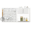 Pegboard Combination Kit Combination Wall Organizer with Magnets and Hooks by LJGDeals