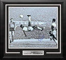 Pele Bicycle Kick, Brazil v. Belgium Autographed Soccer 16" x 20" Framed and Matted Photo by Dynasty Sports & Framing