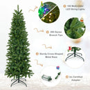 Pencil Christmas Tree with 180 Warm White and Multi-color LED Lights by LJGDeals