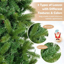Pencil Christmas Tree with 180 Warm White and Multi-color LED Lights by LJGDeals