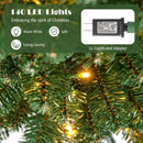 Pencil Christmas Tree with Memory Wire Branch Tips and Warm LED Lights by LJGDeals