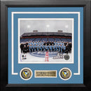 Pittsburgh Penguins 2008 Winter Classic Line-Up 8" x 10" Framed Hockey Photo by Dynasty Sports & Framing