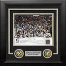 Pittsburgh Penguins 2009 Stanley Cup Champions Celebration 8" x 10" Framed Hockey Photo by Dynasty Sports & Framing