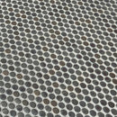 MSI Penny Round Metallico Glossy Porcelain Mosaic Tile 11.3"x12.2"