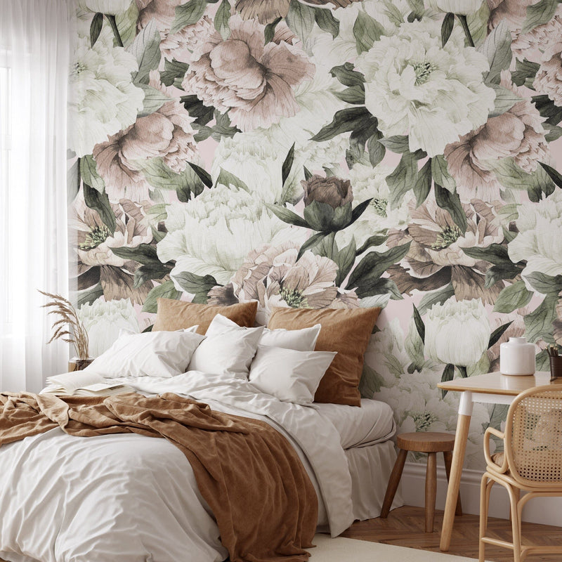 Watercolor Peony Bestselling Wallpaper Peel and Stick