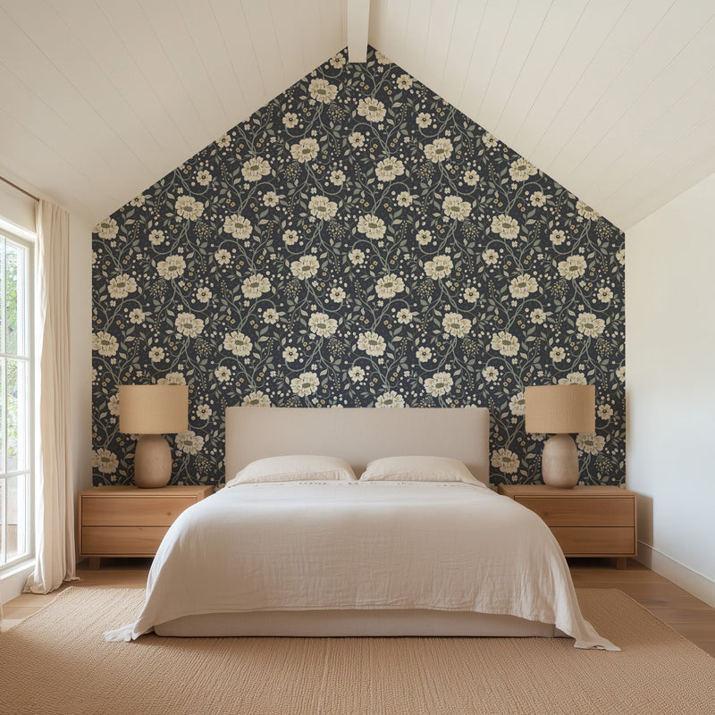 Peonies Wallpaper | Unique Flower Bloom for Elegant Interiors