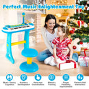 31-Key Kids Piano Keyboard Toy with Microphone and Multiple Sounds for Age 3+ by LJGDeals