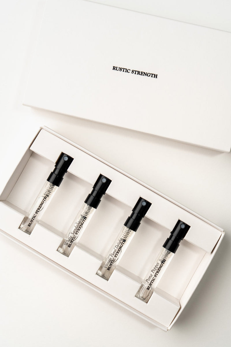Perfume | 4 Scent Sample Pack, sample swatch