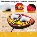 Towable Tube with Quick Connector and Drainage for Boating by LJGDeals