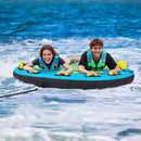 3-Person Inflatable Boat Tube Towable Platform with Double Valves by LJGDeals