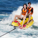1 or 2 Person Inflatable Towable Tube Banana Boat for Boating by LJGDeals