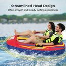 1 or 2 Person Inflatable Towable Tube for Boating with Drainage by LJGDeals